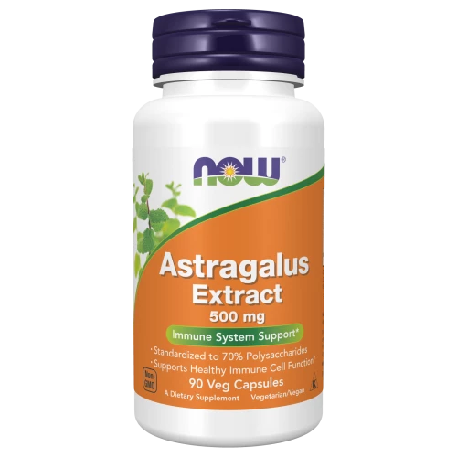 NOW - Astragalus Extract 500 mg - 90 kapsułek